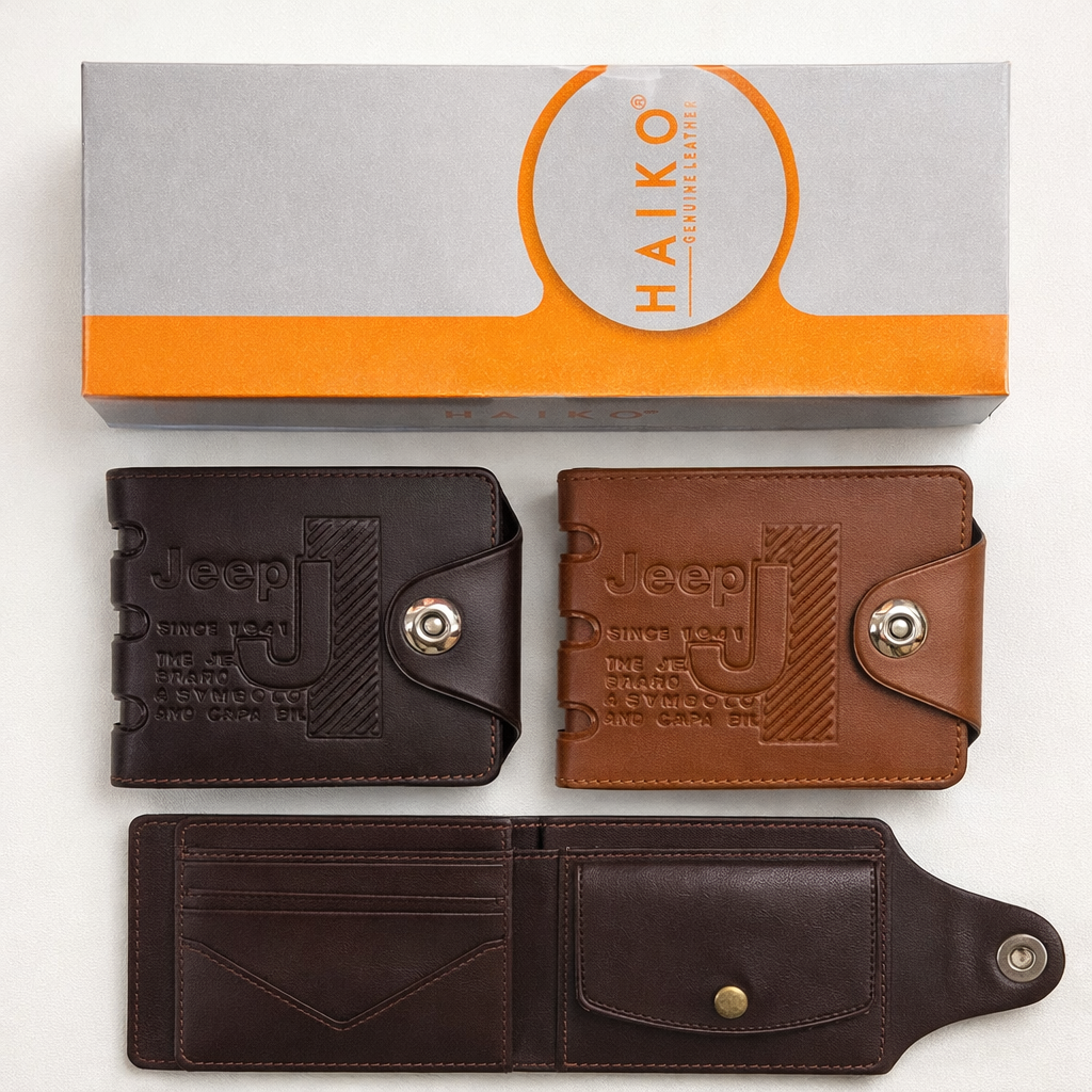 Haiko Jeep Genuine Leather Money Purse