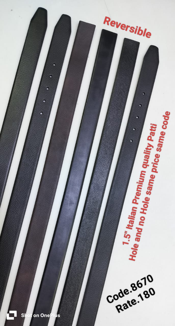 Italian Patti Belt for Men – 35mm