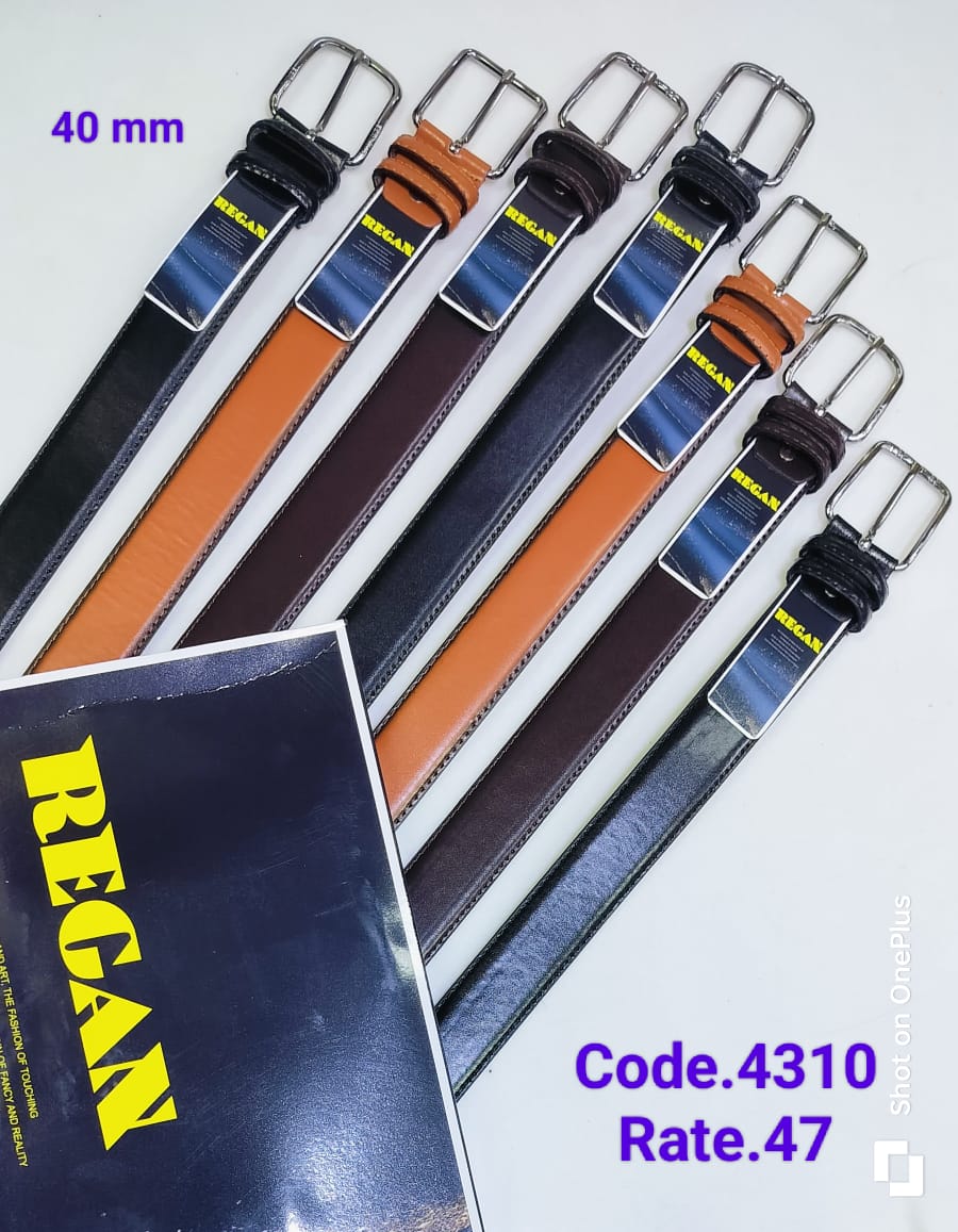 Single Stitch PU Belt for Men – Model 4310