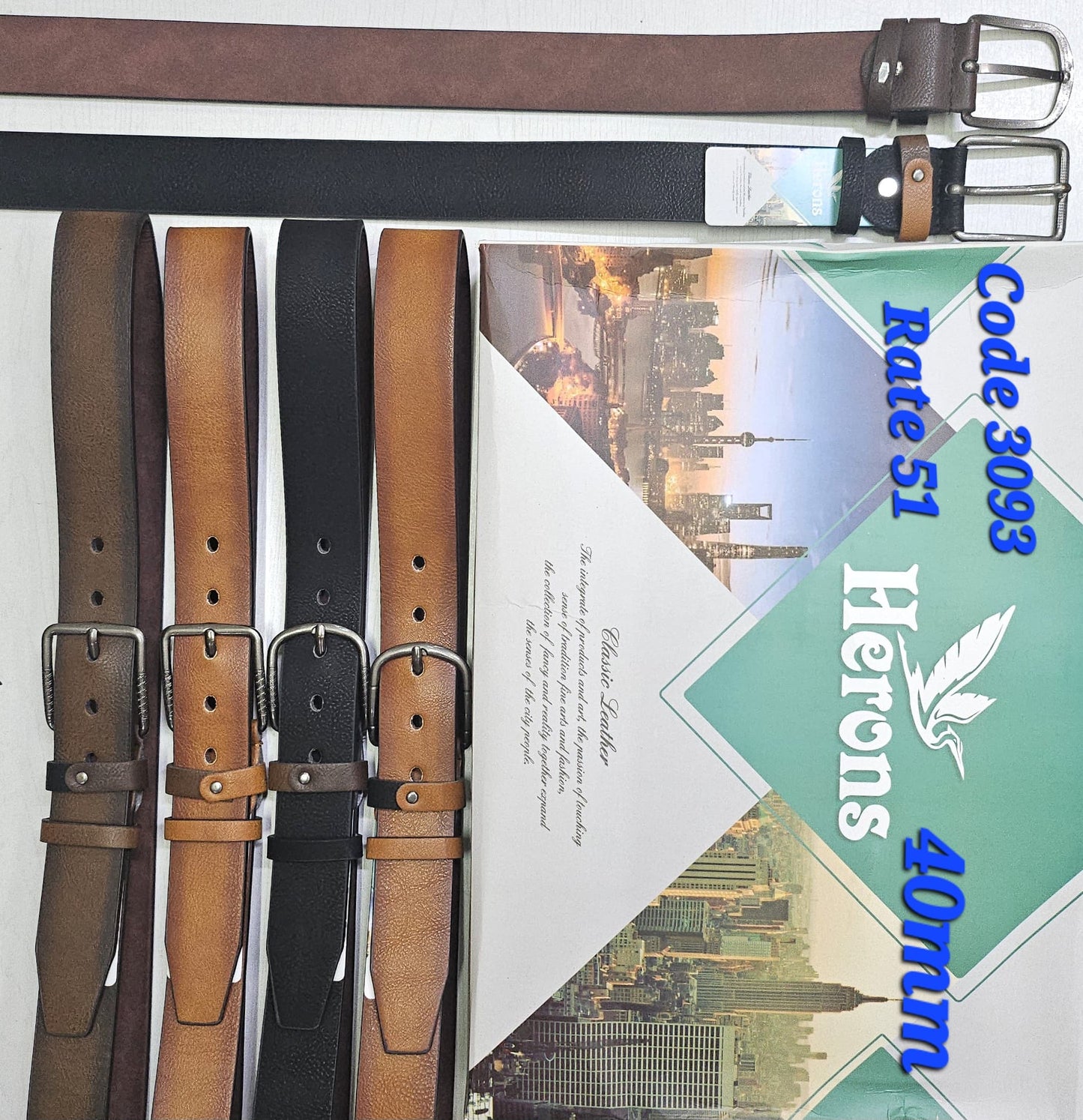 Loop Design Belt for Men – Model 3093