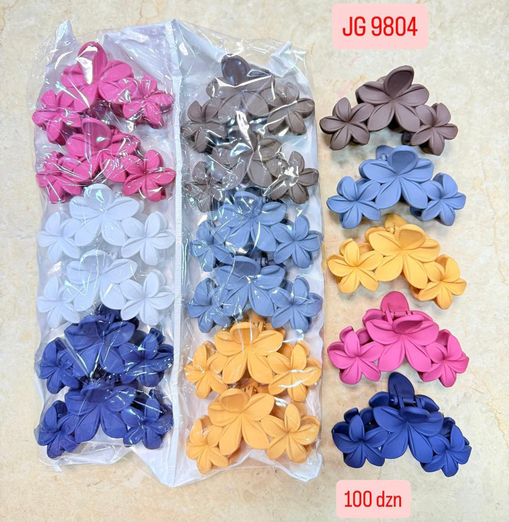 Pastel Flower Hair Claw Clips for Women & Girls – Fashion Hair Catcher