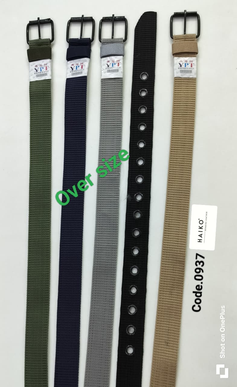 Oversize Black Rollar buckle belt 0937