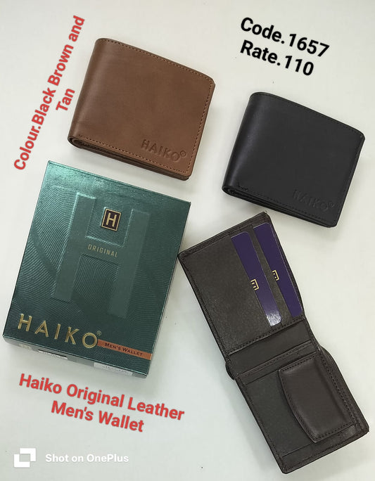 SHP LEATHER FLAP WALLET 1657