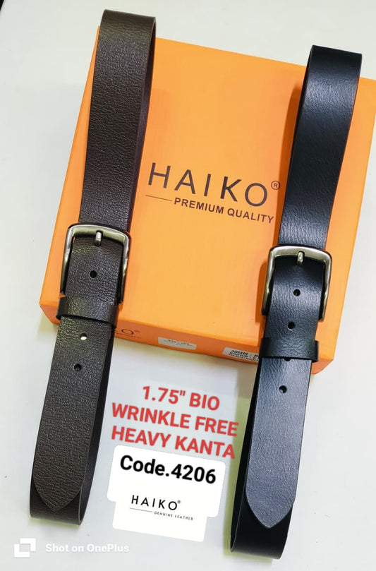 HAIKO Genuine Leather Heavy Kanta Belt – 1.75 Inch Width