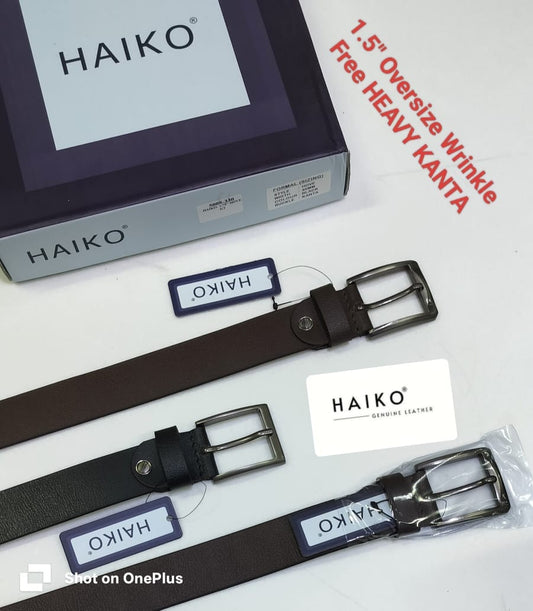 Blue Box Oversize Belt for Men – 35mm