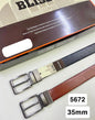Reversible pu belt imp buckle-35mm 5672