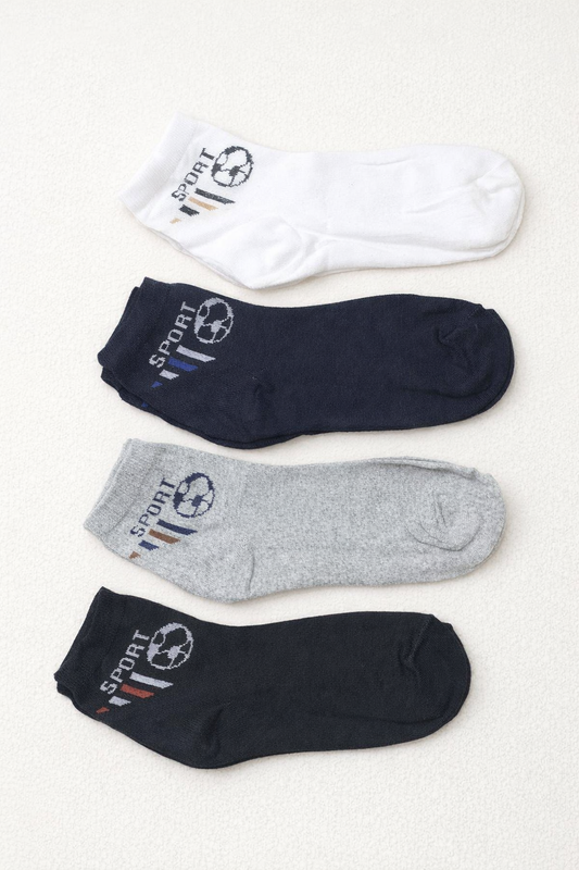 Men’s Sports Ankle Socks – Assorted Colours (12-Pair Mix)