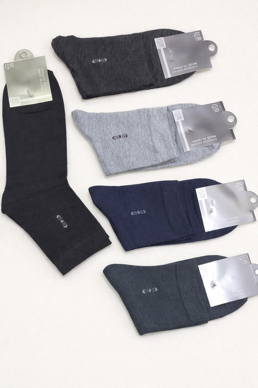 ISM Men’s Everyday Cotton Socks – Assorted Neutral Colours (Pack of 10)