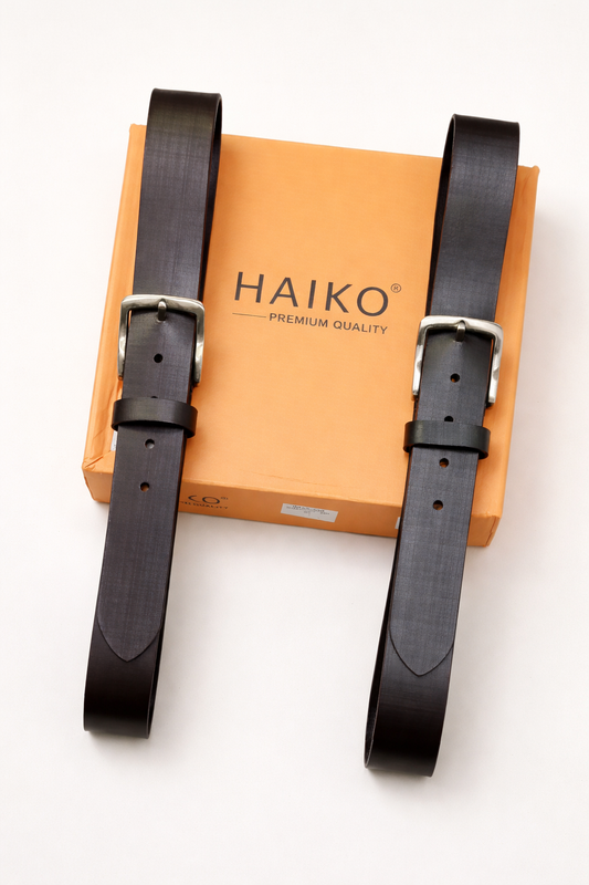 HAIKO Genuine Leather Heavy Kanta Belt – 1.75 Inch Width | Premium Men
