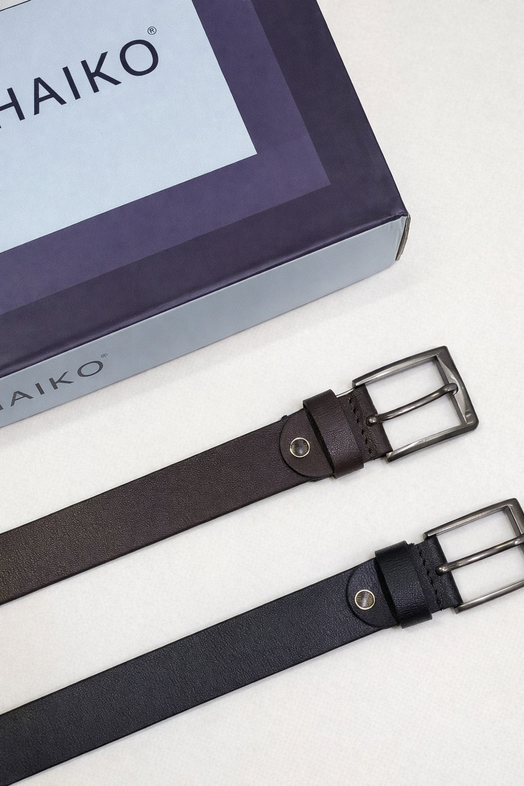 HAIKO Genuine Leather Belt for Men – Model 6016 | Premium Men's Belt O