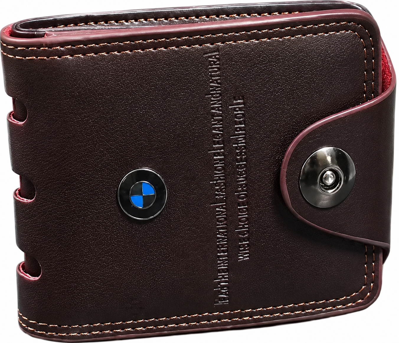 Premium Men’s Bifold Wallet with Card Slots & Cash Pocket – Brown Leat