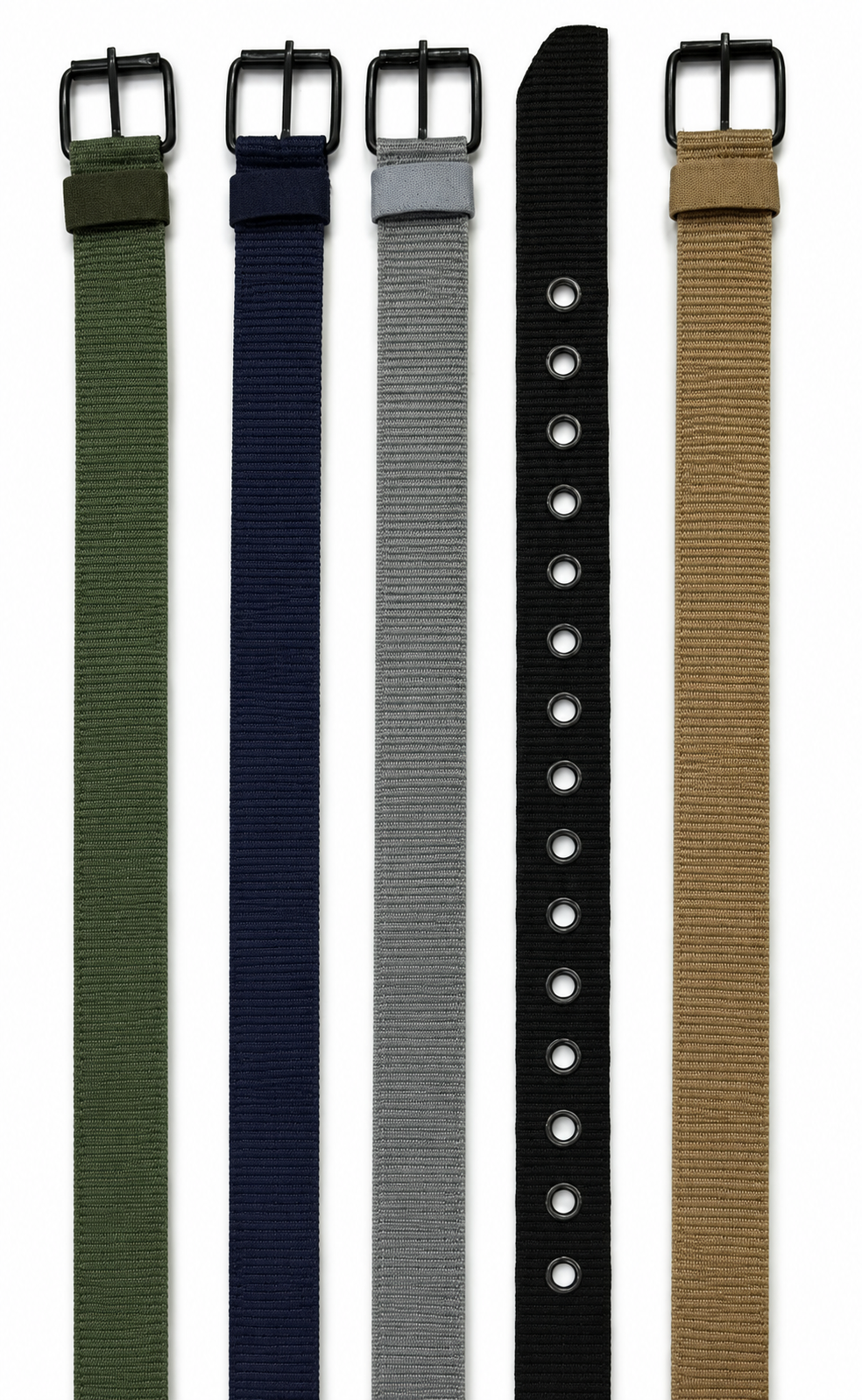 Oversize Black Rollar buckle belt 0937
