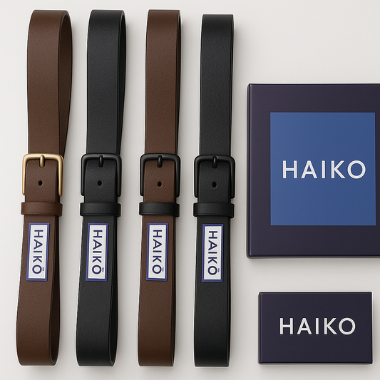 Haiko Alberto Blue Box Belt for Men – 35mm