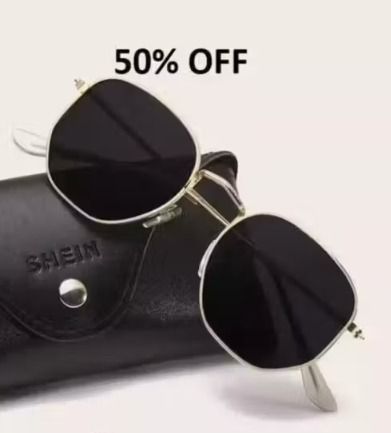 Classic Round Sunglasses with Case