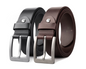HAIKO Men’s Premium Automatic Buckle Leather Belt Combo Pack (Black) |