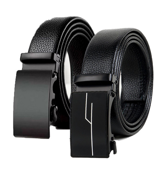HAIKO Men’s Premium Panther Automatic Buckle Belt – Black | Premium Me