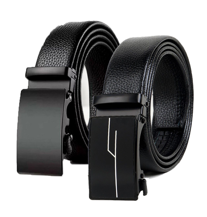 HAIKO Men’s Premium Panther Automatic Buckle Belt – Black | Premium Me
