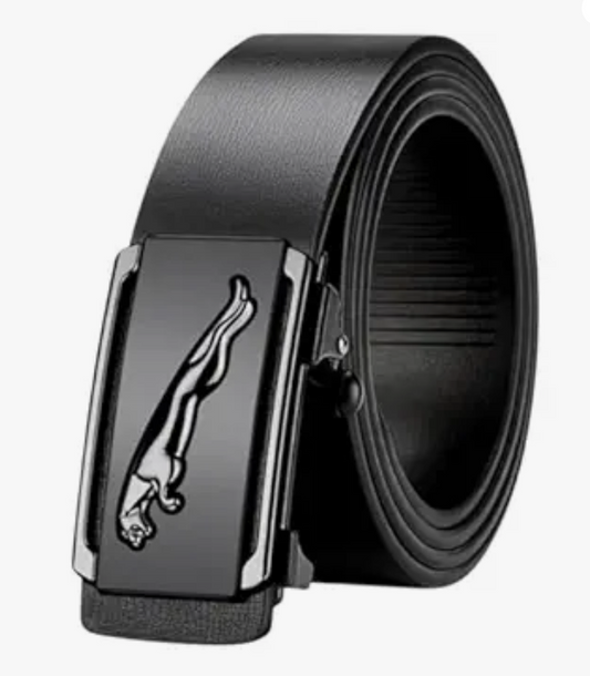 HAIKO Men’s Premium Panther Automatic Buckle Belt – Black