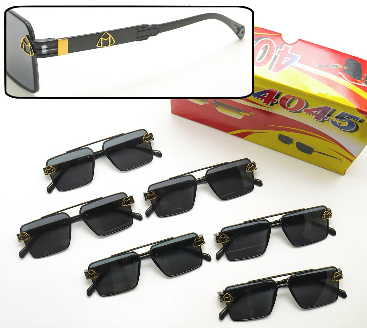 Oversized Rimless Square Sunglasses for Men &amp; Women – Luxury Fashion Eyewear