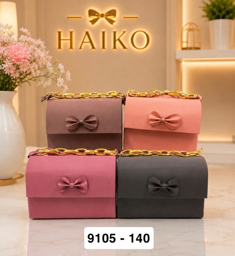 Bow Charm Mini Sling Bag