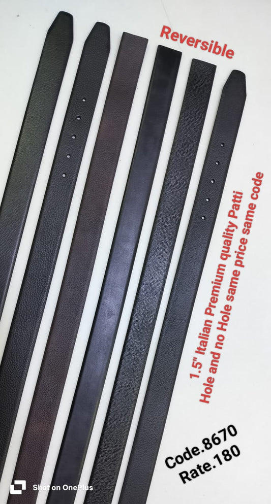 Italian Patti Belt for Men – 35mm