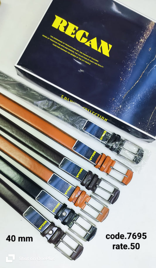 Zubaan No Stitch PU Belt for Men – Model 7695